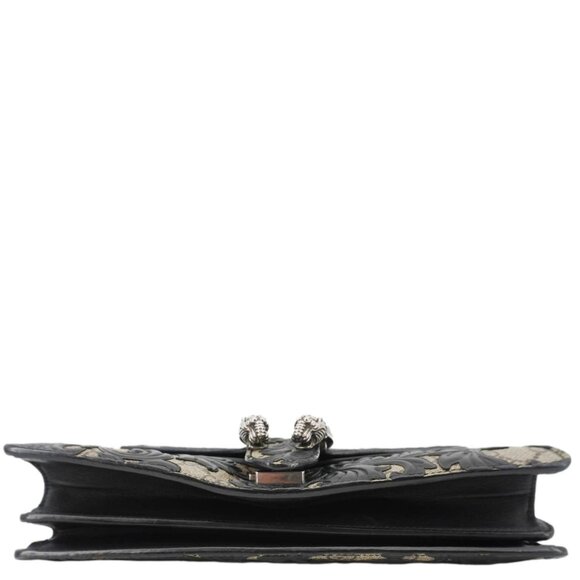 Gucci  Arabesque Small Dionysus GG Supreme Canvas Shoulder Bag Black - Picture 5 of 16